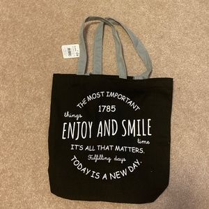 Black Tote Bag from Japan